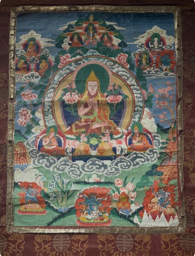 Großer thangka asia nepal - großer,thangka,
