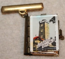 ➡️ Leporello Postkarten Anstecker Kuhberg Sachsen 1950er ?