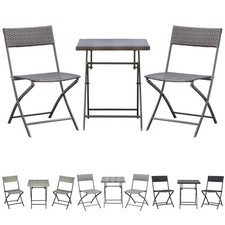 Outsunny Polyrattan 3 tlg