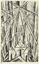 Lyonel Feininger - Kathedrale - Holzschnitt 1919