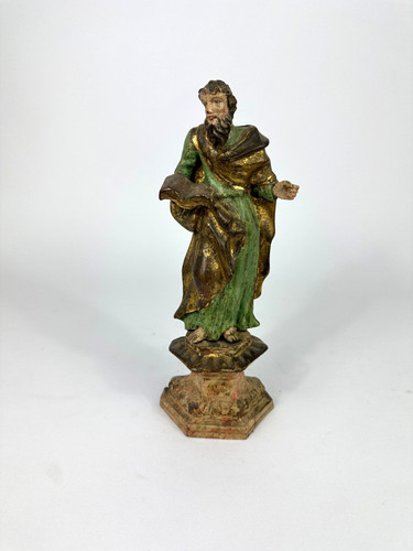 Antike heiligenfigur barock - heiligenfigur,