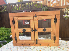 Altes Holzfenster, Sprossenfenster mit2 Flügel, Glasscheiben  5mm