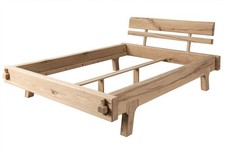 Bett Holzbett Balkenbett