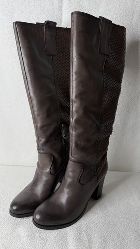 Elegante damen lederstiefel - elegante, damen-lederstiefel