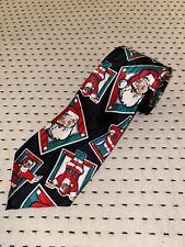 Krawatte Seide 100% Silk Herrenkrawatte Weihnachtsmann  Nicolaus Weihnachten