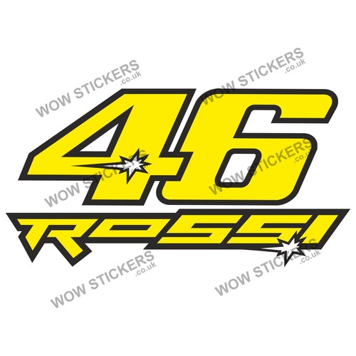 Rossi motorrad aufkleber - rossi,