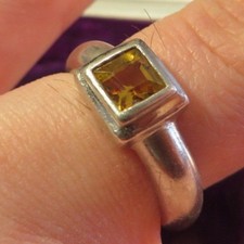 Moderner 925 Silber Ring