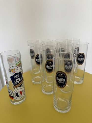 Gaffel kölsch biergläser x11 - biergläser,