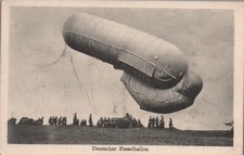 AK Deutscher Fesselballon 1917