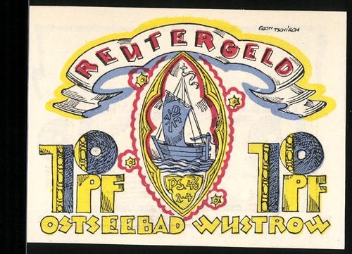 Notgeld wustrow 1921 pf - wustrow, 1921,
