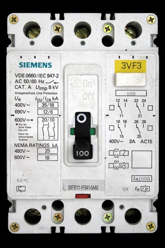 Siemens 100 amp - 100, mccb