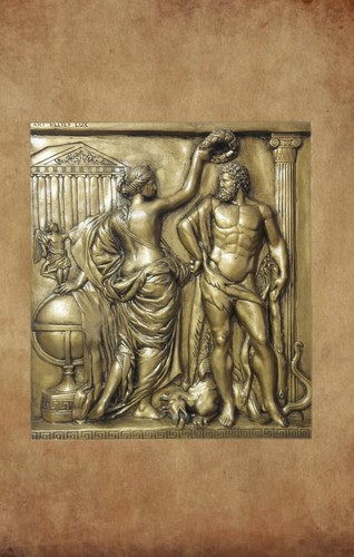 Relief gold antik griechische - antik,