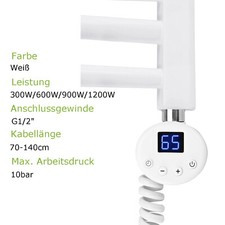 Elektro Heizstab für Badheizkörper Temperaturregelung 300W-1200W 1/2/3 Stück