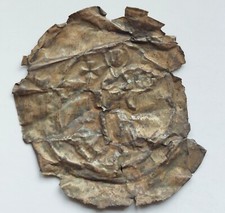 Abtei Quedlinburg, Mzst. GERA, Brakteat 0,66 g, Mehl 121, Ex. Slg. Horn - RR!