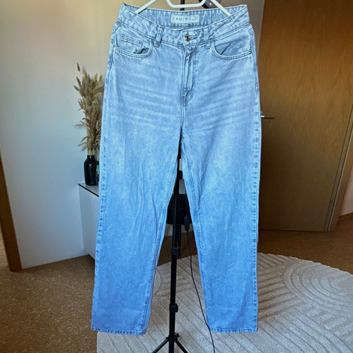 Amisu damen jeans bootcut blau - jeans,