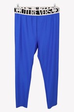 Versace Damen Hose Gr. 42 Blau