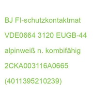 BJ FI-schutzkontaktmat VDE0664