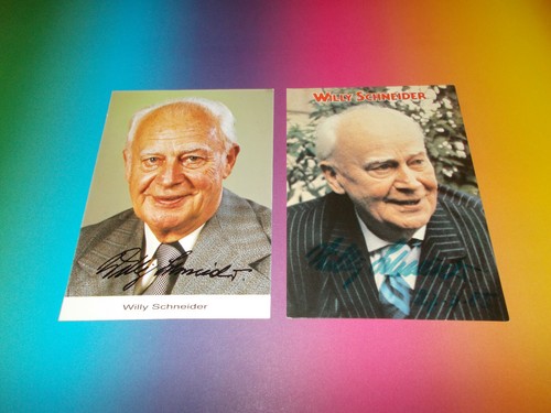 Willy schneider signed - schneider,