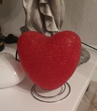 Rote stehende Tisch-Herzlampe