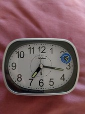 Atlanta Funk Wecker Glockensignal Nachtleufteffekt Silber schwarz  Repetition 