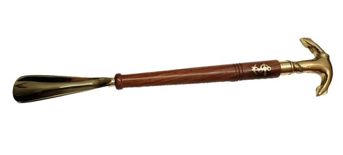Schuhlöffel messing vintage - messing,