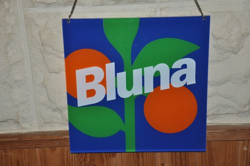 Altes reklameschild bluna - reklameschild,