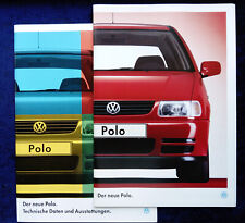 VW Polo 6N Prospekt, 8/1994, Basis, Servo, Interlagos   mit Beilage techn. Daten