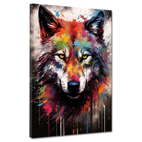 Wolf pop art abstrakt - pop,