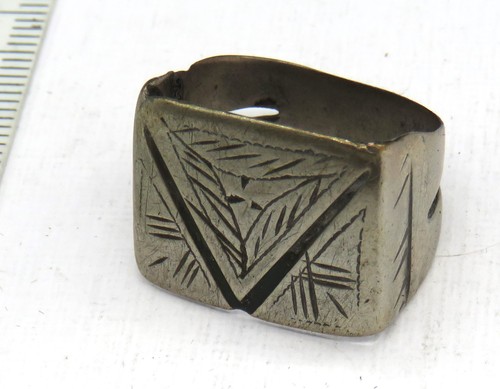 Alter silber ring aus - silber,