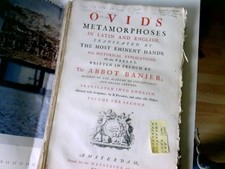 Ovid's Metamorphoses in Latin and English Banier, Abbot: