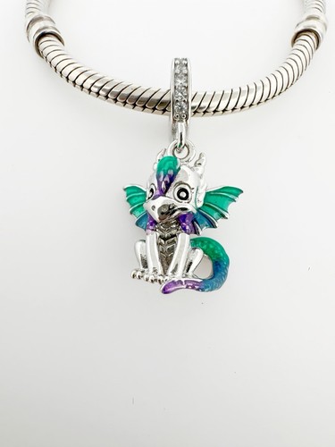 Fliegender drache dangle charm - drache,