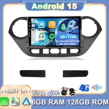 Für Hyundai i10 II IA/BA 2013-19 Android 15 GPS DAB+ Autoradio CarPlay 6GB+128GB