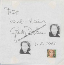 Original Autogramm Gaby Dohm /// Autogramm Autograph signiert signed sign 279066