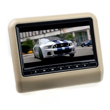 9" 22,9 cm LCD TFT Kopfstützen AUTO Monitor DVD Player USB SD universal beige