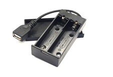 2 x 18650 Akkuhalter Box Case