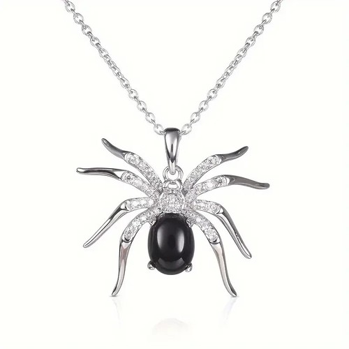 Halskette spinne zirkonia - halskette,