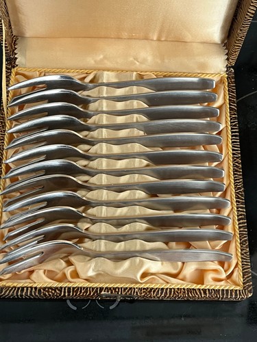 Vintage kuchengabeln set - vintage,