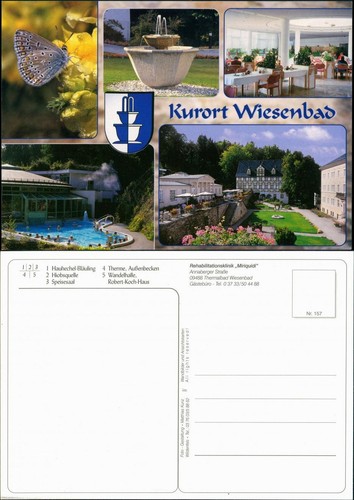 Wiesenbad mehrbild mit - mehrbild-ak,
