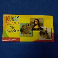 Kunst Memo für Kinder