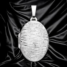 Medaillon oval 925 Sterling
