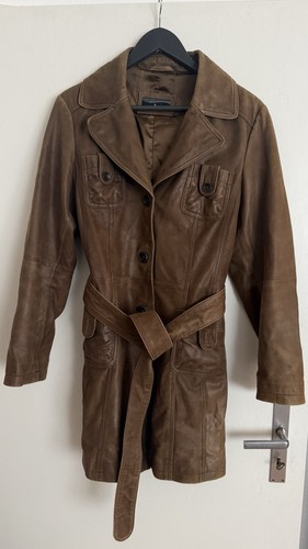 Eleganter brauner echtleder - brauner,