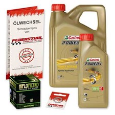 Honda CRF 1000 L Africa Twin (SD06) 17-19, Castrol 10W40 Öl + HiFlo Ölfilter Set