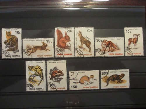 Tiere wald briefmarken - tiere,
