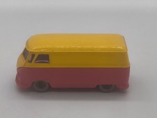 VW T1 BUS KASTENWAGEN ROT GELB 1:87 PLASTIK VON LEGO 60erJAHRE