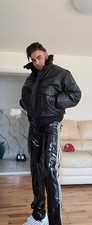 Echtes leder piloten jacke - leder,