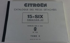 Teilekatalog Citroen Traction