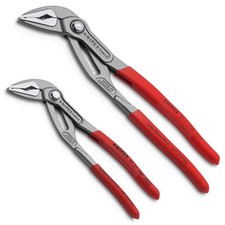 KNIPEX Cobra® ES Wasserpumpenzangen-Satz - 2-tlg. Zangen-Set - 87 51 180/250 mm
