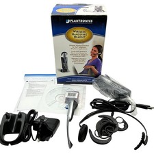 Plantronics CS60-USB Wireless Freisprecheinrichtung Headset mit Basis & Zubehör - Neu