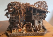 große Weihnachtskrippe mit