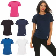 Damen Funktionsshirt Sport T-Shirt Fitness Running Atmungsaktiv Funktions Shirt
